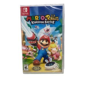 Mario + Rabbids Kingdom Battle 2017 Nintendo Switch Video Game New Sealed